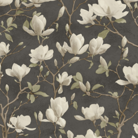 Dutch First Class Eleganza behang Petalina Charcoal 36403