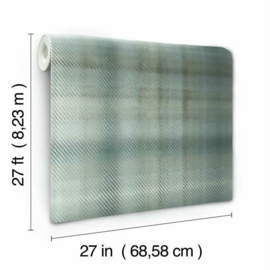 York Wallcoverings Ronald Redding Traveler behang Sterling Plaid HO2157