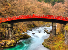 Papermoon Fotobehang Nikko Heilige Shinkyo-brug