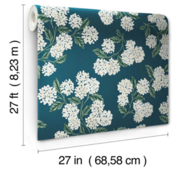 York Wallcoverings Rifle Paper Co. Second Edition behang Hydrangea RP7395