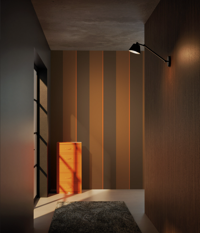 KEK Amsterdam Frans Uyterlinde behang Bold Stripes FU-003