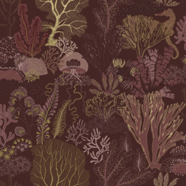 Dutch First Class Wanderlust behang Nautilus Berry 92080