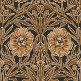 Casamance Isadora behang Isadora Noir/Doré 70370406