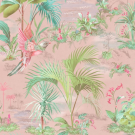 Eijffinger Pip Studio 5  behang Palm Scenes Pink 300141