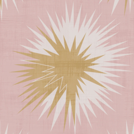 Cole & Son Vivienne Westwood behang Soft Thistle Rose Quartz & Gold 130/7022