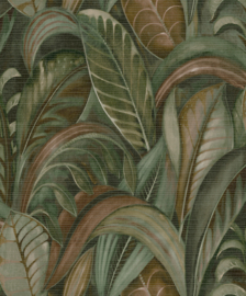 Dutch First Class Khalili behang Raffia Emerald Green 65940