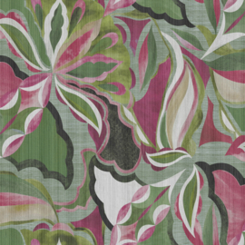 Arte Tangram behang Myriad Pistachio Pink 24101