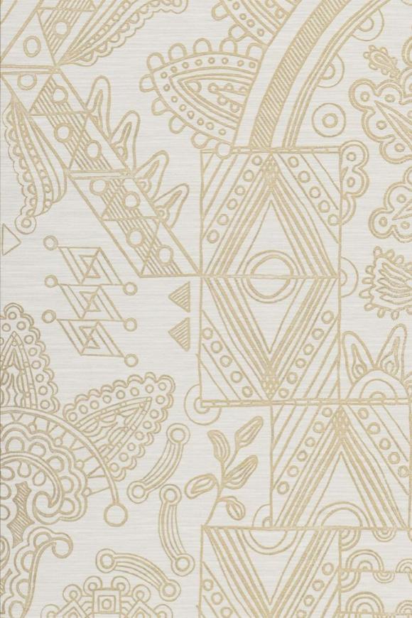 Arte Emblème behang Joie White Gold 30810