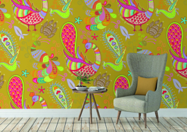 Behangexpresse Happy Living Wallprint Belize Ochre TD4019