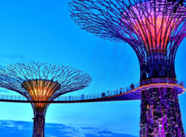 Papermoon Fotobehang Singapore Bay Supertrees