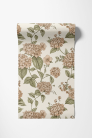 Dutch First Class Wanderlust behang Hortensia Coral Green 92120