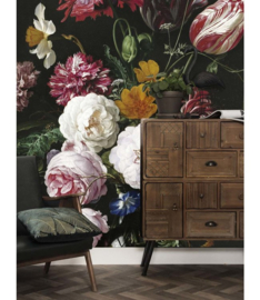 KEK Amsterdam Book I Wall Mural Golden Age Flowers WP-201