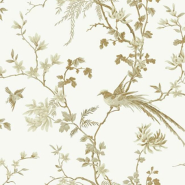 York Wallcoverings Ronald Redding 24 Karat behang Bird and Blossom Chinoiserie KT2174