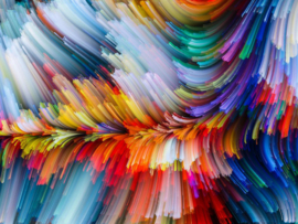 Papermoon Fotobehang Abstracte Kleuren