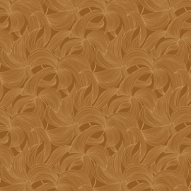 Casamance Isadora behang Leontine Marron Ambre/Doré 70681834