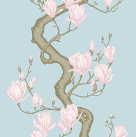 Cole & Son Classics Collection Vol. II behang Magnolia Tree Sky Blue And Blush 128/1004