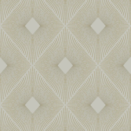 York Wallcoverings Modern Metals behang Harlowe Warm Grey Gold MD7133