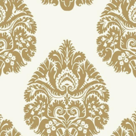 York Wallcoverings Ronald Redding 24 Karat behang Teardrop Damask KT2141