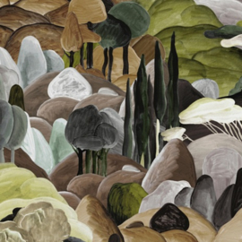 Arte Décors & Panoramiques behang All'Ombra dei Cipressi Forest Walk 97501