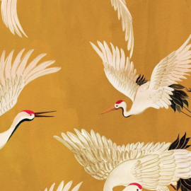 Hookedonwalls Martha Corthese behang Cranes 37822