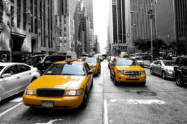 Papermoon Fotobehang Taxi's Uit New York