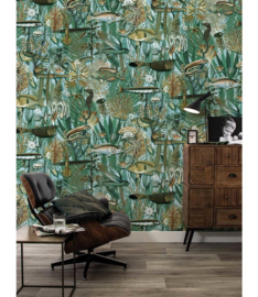 KEK Amsterdam Book I Wall Mural Under Water Jungle WP-688