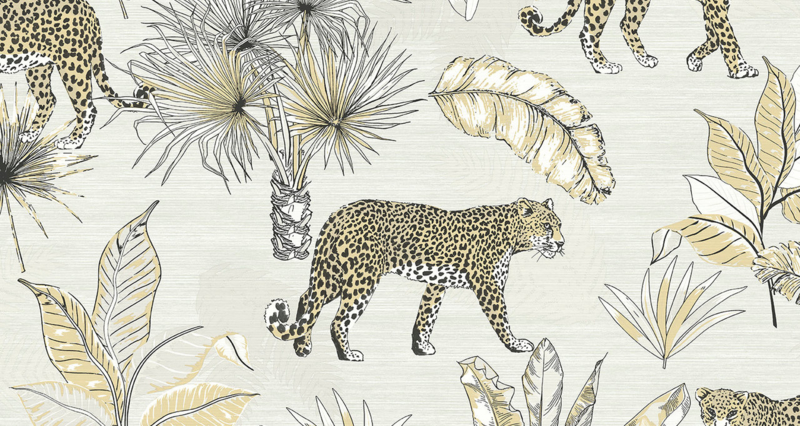 Dutch Wallcoverings Jungle Fever behang Leopard JF2101