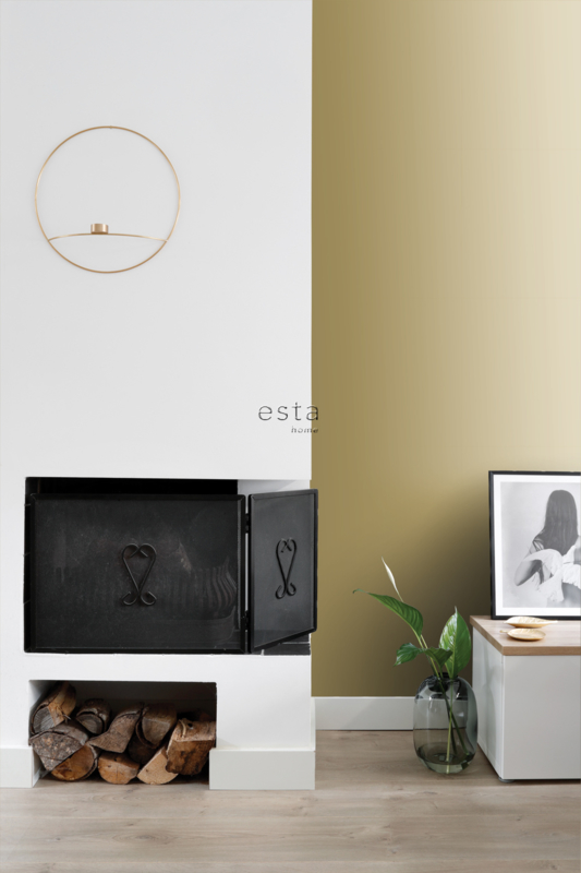 Esta Home Black & White - with a splash of gold behang 139110