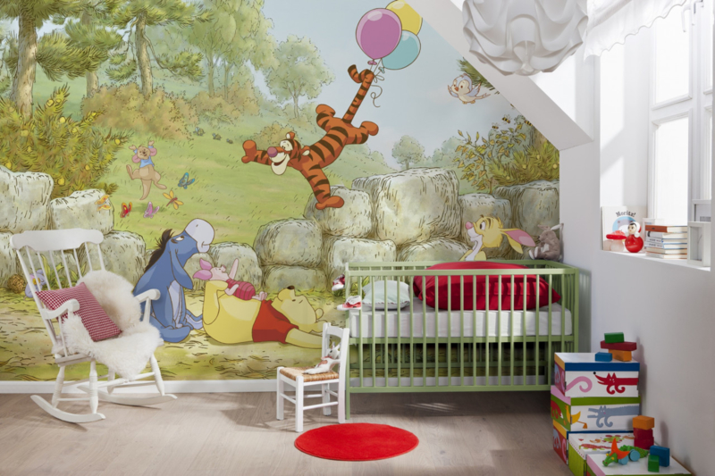 Oorzaak multifunctioneel Blauwe plek Disney Fotobehang Winnie Pooh Ballooning 8-460 kopen?