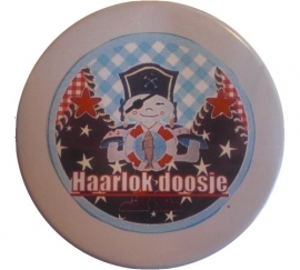 Haarlokdoosje wit.