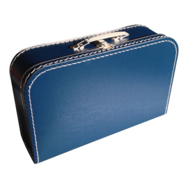 Koffer donker blauw 35 cm