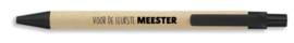 Pen voor de meester met tekst ''VOOR DE LEUKSTE MEESTER''