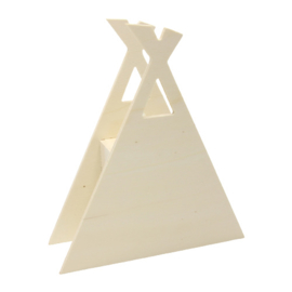 Spaarpot tipi 17,6x20,6x5,8cm.