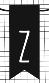 klein kaartje met letter Z