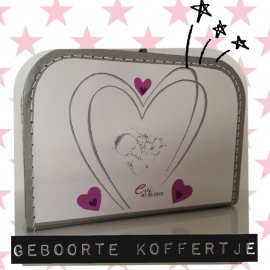 geboorte koffertje.