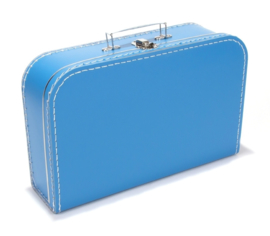 Koffer blauw 35 cm