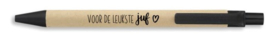 Pen voor de juf met tekst ''VOOR DE LIEFSTE JUF''