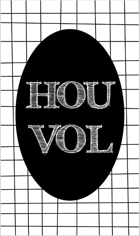 Kaartje met tekst ''Hou vol'' 5 bij 8.5 cm.