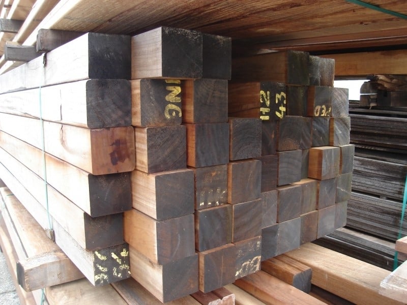 palen eiken hardhout 15 15 x PM | Hardhout / tuinhout | pvverbouw