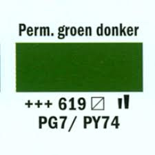 Amsterdam Marker 2-4mm 619  Perm groen donker