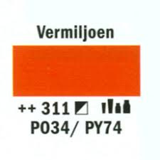 Amsterdam Marker 1-2mm 311 Vermiljoen