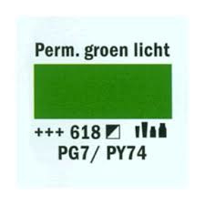 Amsterdam Marker 2-4mm 618  Perm groen licht