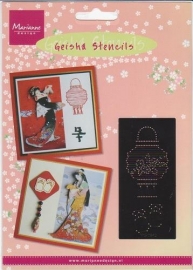 Geisha stencil MG0842