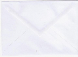 50 A6 enveloppen wit