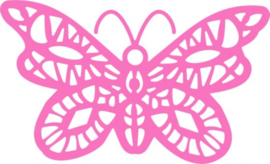 Cheery Lynn Snijmal Oriental Butterfly Doily - DL105