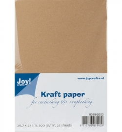 Joy Kraftpapier A4 300gr 25 vellen