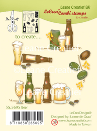 LeCreaDesign® combi clear stamp Beer