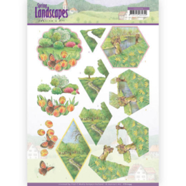 3D knipvel - Jeanine's Art - Spring Landscapes - Meadows cd11294