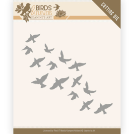 Dies - Jeanine's Art - Birds and Flowers - Flock of Birds JAD10061