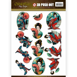 3D puch-out Oriental SB10252